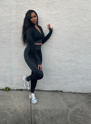 Charcoal Seamless Tracksuit