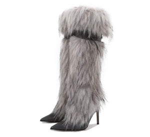 (Preorder) Custom Rabbit Fur Stiletto